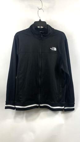 The North Face Mens Black Alphabet City Long Sleeve Full Zip Track Jacket Size M