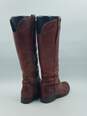 Authentic FRYE Brown Calf Riding Boot W 5.5B image number 4