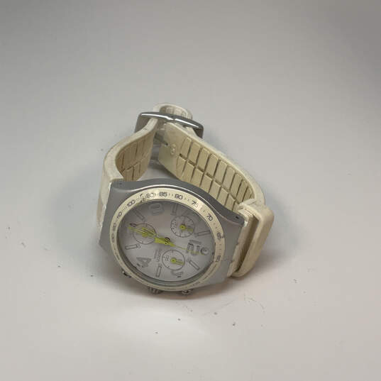 Designer Swatch Chronograph Round Dial Adjustable Strap Analog Wristwatch image number 2