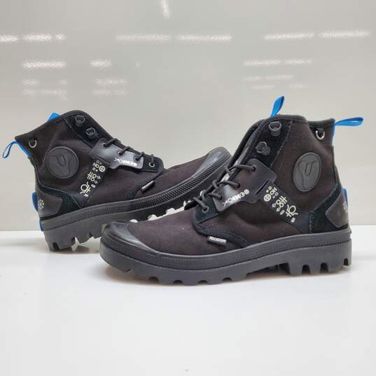 UNISEX PALLADIUM PAMPA x DESTINY BLK/BLU 78453-008 BOOTS M 10/ W 11.5 image number 1