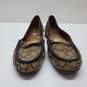 Coach A01918 Olive Outline Signature C Khaki Chestnut Brown Loafers Sz 10B image number 3