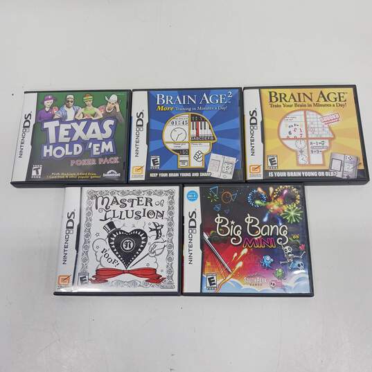 Lot of 5 Assorted Nintendo DS NDS Video Games image number 3