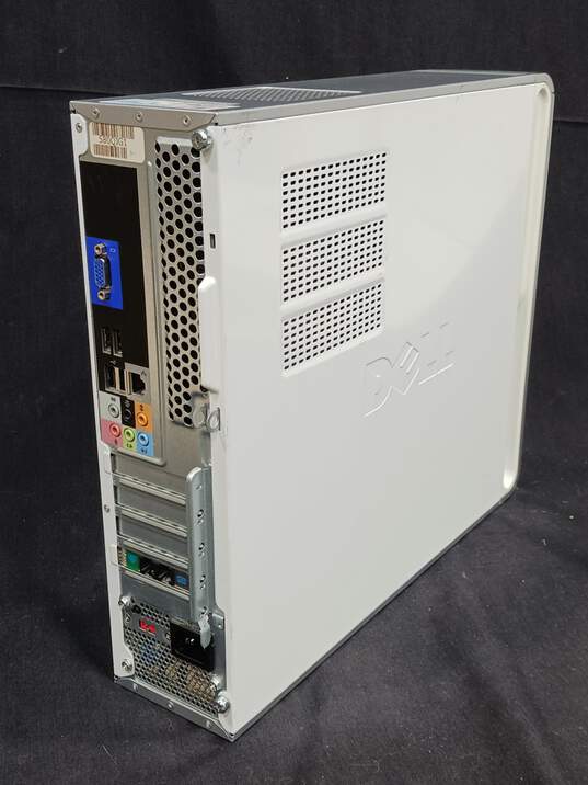 White & Gray Dell Computer Tower image number 2