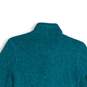 The North Face Womens Better Sweater Blue Fleece Mock Neck Full Zip Jacket Sz M image number 4