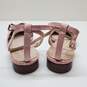 Louise et Cie Flats Womens Size 7.5 Pink Pointed Toe Leather Ankle Strap image number 3