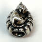 Designer Pandora S925 ALE Sterling Silver Cozy Cat On Pillow Beaded Charm image number 3