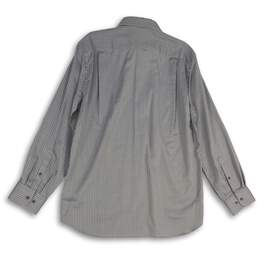 NWT Proper Shirtings Mens Gray Cotton Checkered Button-Up Dress Shirt Size 34/35 alternative image