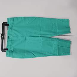 Eckored Pants Light Mint Green Cuffed Capris Women's Size 9