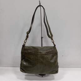 Green Leather The Sak Green Distressed Leather Brass Accented Shoulder Bag alternative image