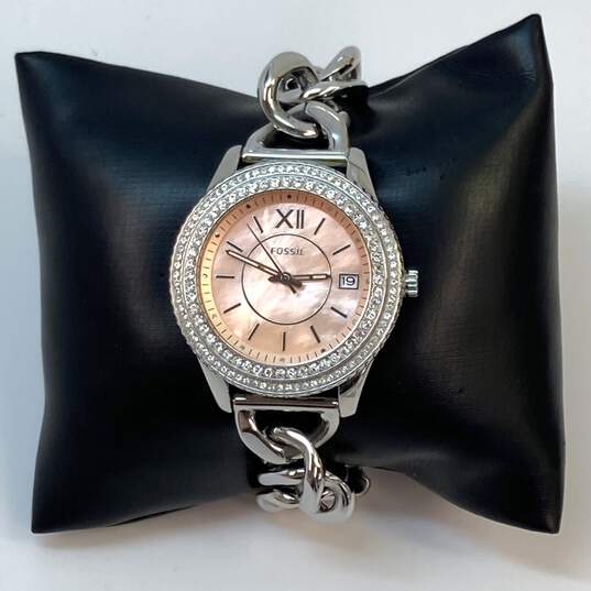 Designer Betsey Johnson BJ00131-09 Rhinestone Analog Dial Quartz Wristwatch image number 5