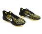 Nike Alpha Huarache Elite 3 Low Premium Black Gold Men's Shoes Size 11 image number 2