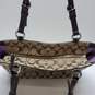 Coach Brown Khaki Signature East West Pleated Gallery Tote image number 3