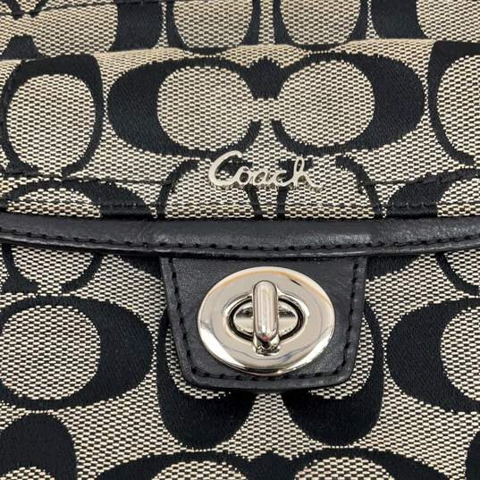 Coach Womens Crossbody Purse Multicolor & Wallet w/ Black White Cheetah Frames image number 4