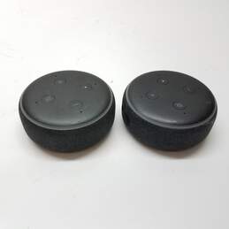 Lot of Two Amazon Echo Dot (3rd Generation) Smart Speakers