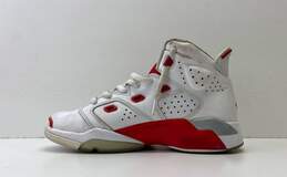 Air Jordan 6-17-23 (GS) White Fire Red Athletic Shoes Women's Size 7 alternative image