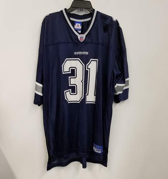 Mens Navy Blue Dallas Cowboys Ricky Williams #31 Football NFL Jersey Sz 2XL image number 1