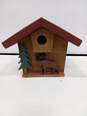 4pc Set of Assorted Wooden Handmade Birdhouses image number 3