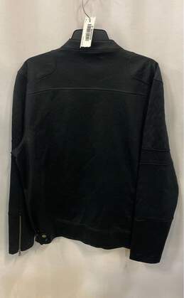 NWT INC International Concept Mens Black Long Sleeve Full Zip Fight Jacket Sz XL alternative image