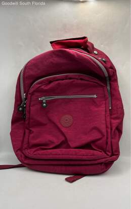 Kipling Burgundy Backpack