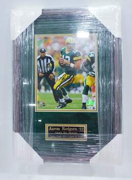 Aaron Rodgers Autographed/Framed Photo w/ COA Green Bay Packers