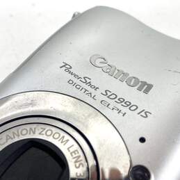 Canon PowerShot SD990 IS 14.7MP Digital ELPH Camera (For Parts or Repair) alternative image