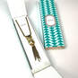 Designer Stella & Dot Gold-Tone Hematite Owl Tassel Pendant Necklace w/ Box image number 4