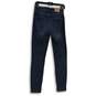 Zara Womens Blue Denim Medium Wash 5-Pocket Design Skinny Leg Jeans Size 6 image number 2