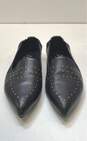 AGL Leather Studded Loafers Black 6 image number 4