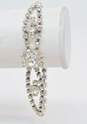 Vintage Icy Rhinestone Silver Tone Costume Jewelry 83.4g image number 3