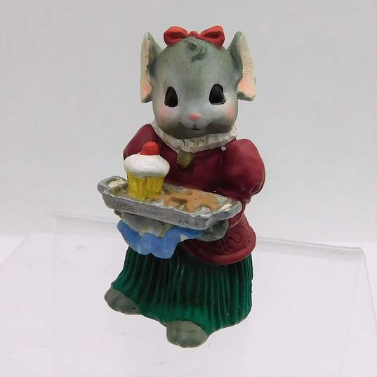 Assorted Vintage Mousekins Christmas Holiday Figurines Decor image number 10