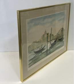 Venice Waterfront Limited Edition by Jean Pierre Laurent Signed. 1922 alternative image