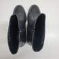 Rockport Women's Black Leather Side Zip Stacked Heel Ankle Biker Boots 9.5 image number 7