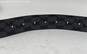 Michael Kors Mens Gray With Black Monogram Adjustable Dress Belt image number 4