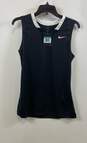 NWT Nike Womens Black Dri-Fit Stock Face-Off Sleeveless Lacrosse Jersey Size M image number 1