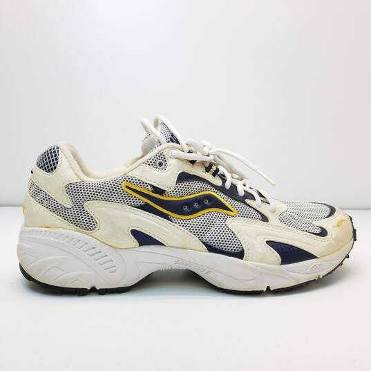 Saucony XT 600 Tan Navy Blue Athletic Shoes Men's Size 9.5 image number 1