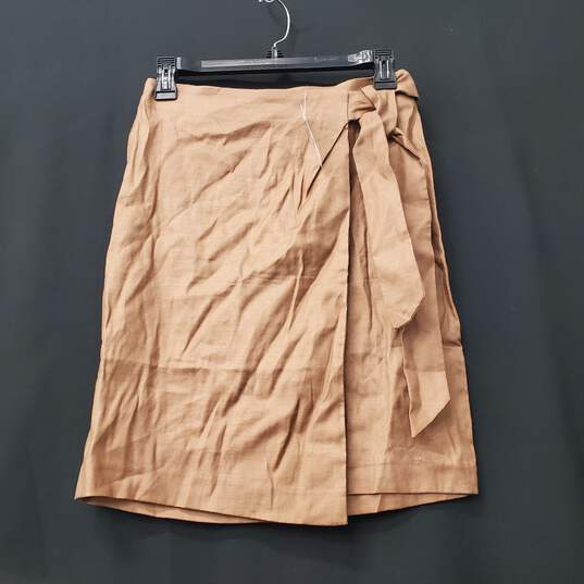 WHBM Women Tan Skirt Sz 0 NWT image number 1