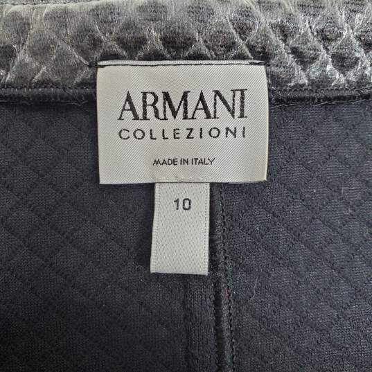 AUTHENTICATED WMNS ARMANI COLLEZIONI QUILTED SNAP EVENING JACKET image number 4