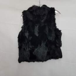 Jennyfer J Rabbit Fur Vest Size Large alternative image