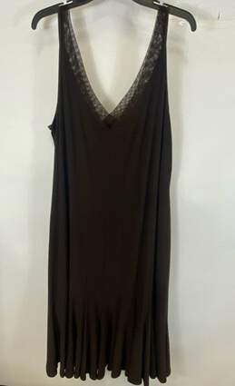 NWT Joseph Ribkoff Womens Black Sleeveless V-Neck Pullover Tank Dress Size 18 alternative image