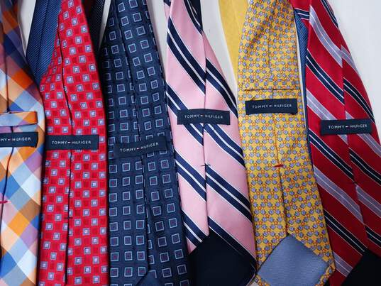 Bundle of 10 Assorted Tommy Hilfiger Men's Neck Ties image number 6