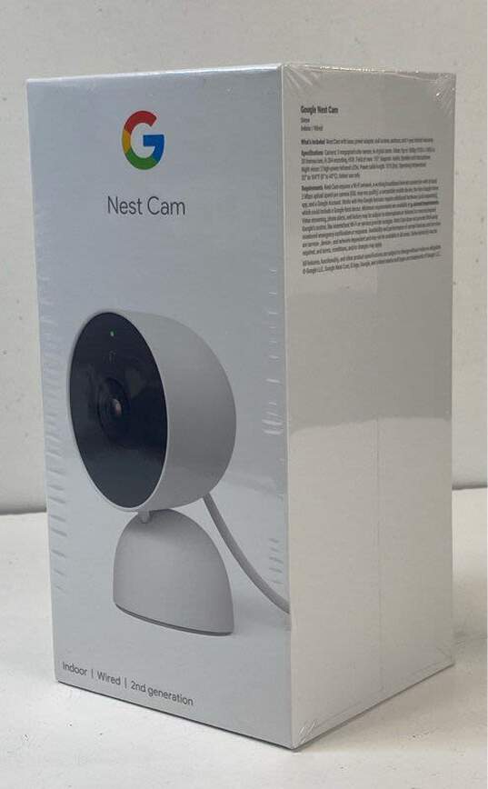 Google Nest Cam 2ng Generation Snow Indoor Security Camera image number 2