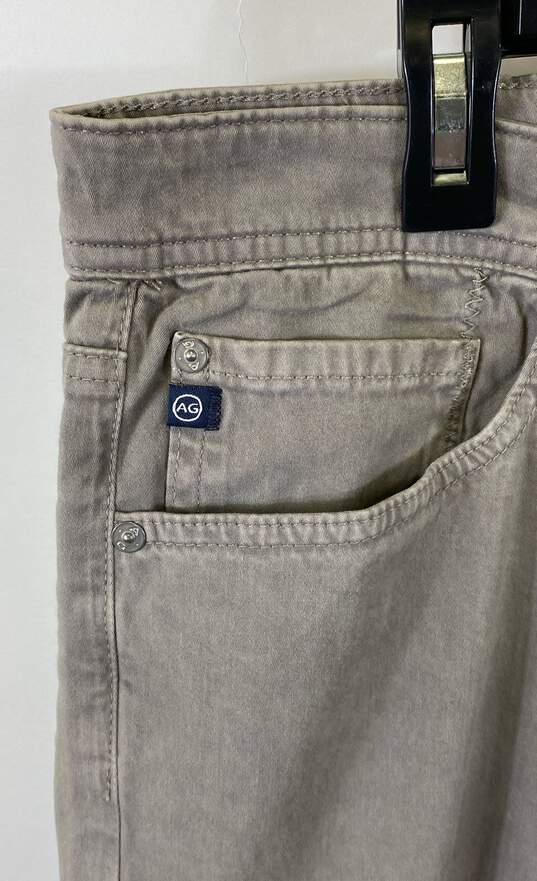 NWT AG Adriano Goldschmied Mens Gray The Graduate Tailored Leg Jeans Size 33X32 image number 3