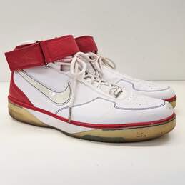 Nike Air Force 25 Men's Shoes White/Red Size 14