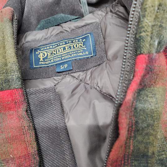 Pendleton Red Flannel Pattern Insulated Vest Men's Size US S image number 3