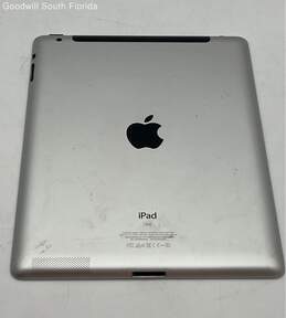 Not Tested Locked For Components Apple Silver iPad 16 GB Without Power Adapter alternative image