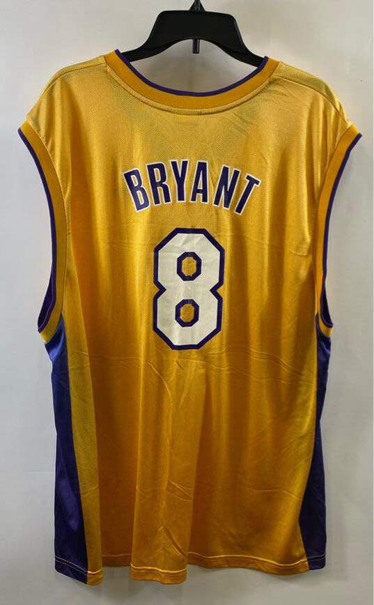 Lakers Yellow Jersey 8 Kobo Bryant - Size X Large image number 2