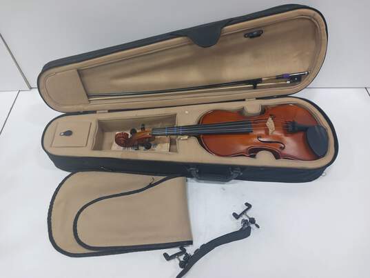 Unbranded Acoustic Violin with Case image number 1