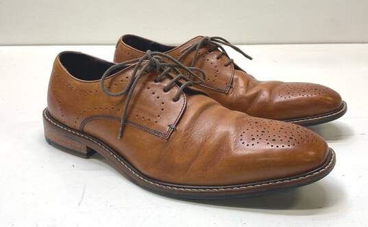 Ted Baker Men's Marar Brown Leather Brogue Dress Shoes Sz. 8 image number 1
