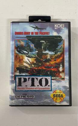 PTO: Pacific Theater of Operations - Sega Genesis (CIB)