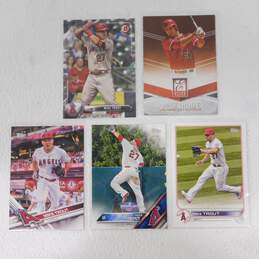 5 Mike Trout Baseball Cards Los Angeles Angels